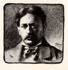 Celestino Sadurní Deop (1830-1896). Catalan engraver. Drawing from 1900