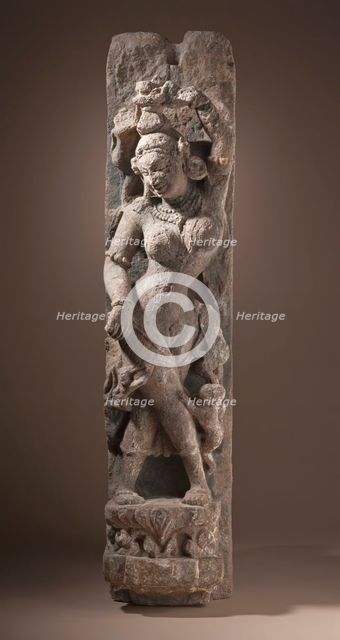 Celestial Nymph Cavorting with Monkeys, 12th century. Creator: Unknown.