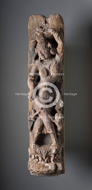 Celestial Nymph Cavorting with Monkeys, 12th century. Creator: Unknown.