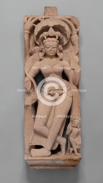 Celestial Beauty (Apsara), 8th century. Creator: Unknown.