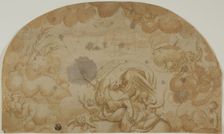 Celestial Scene with Angels, n.d. Creator: Unknown