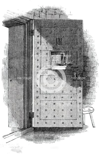 Cell door, 1842. Creator: Unknown.