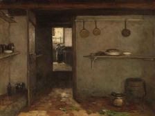 Cellar of the Artist’s Home in The Hague, 1888. Creator: Jan Hendrik Weissenbruch
