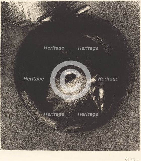 Cellule Auriculaire (Auricular Cell), 1894. Creator: Odilon Redon.