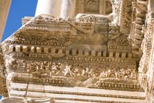 Celsus Library, Ephesus, Turkey. Creator: Samuel Magal