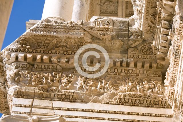 Celsus Library, Ephesus, Turkey.  Creator: Samuel Magal.