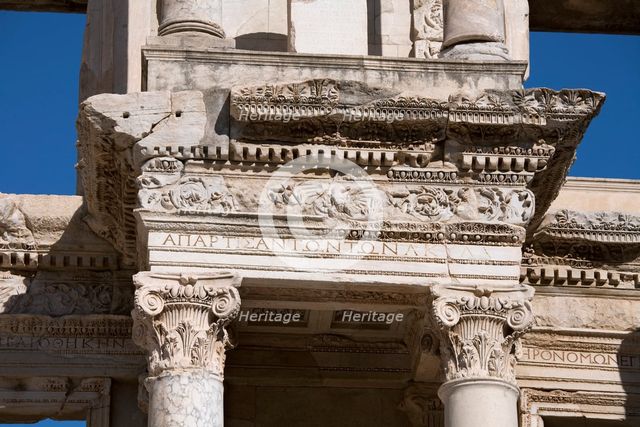Celsus Library, Ephesus, Turkey.  Creator: Samuel Magal.