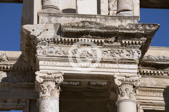 Celsus Library, Ephesus, Turkey.  Artist: Samuel Magal