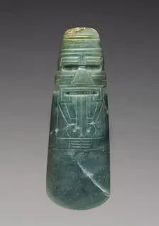 Celt-Shaped Pendant, c. 300 BC - AD 600. Creator: Unknown