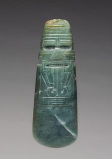 Celt-Shaped Pendant, c. 300 BC - AD 600. Creator: Unknown