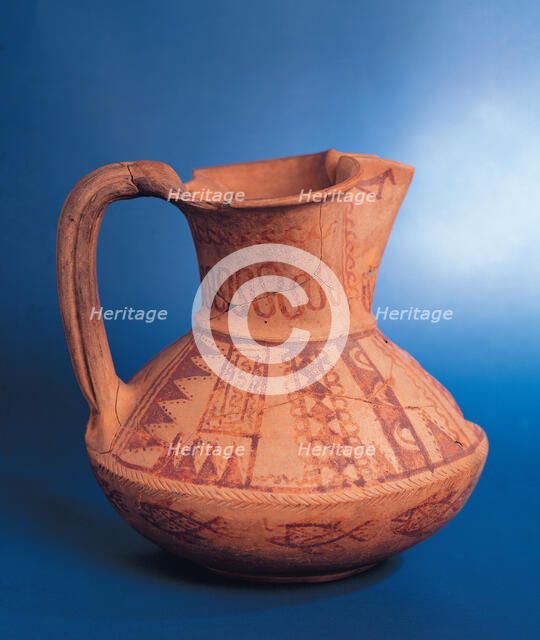 Celtiberian Oinochoe from La Caridad (Caminreal), Teruel.