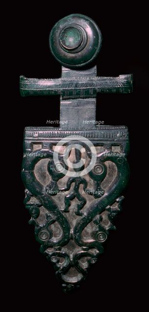 Celtic bronze belt-hook. Artist: Unknown
