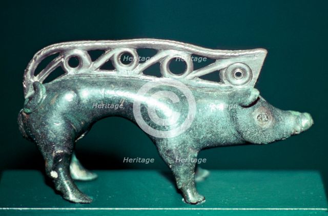 Celtic bronze boar. Artist: Unknown