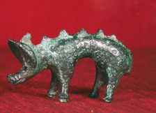 Celtic bronze boar, Hounslow, Middlesex, England, 1st century BC- 1st century AD