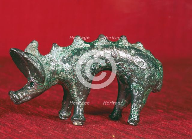 Celtic bronze boar, Hounslow, Middlesex, England, 1st century BC- 1st century AD. Artist: Unknown