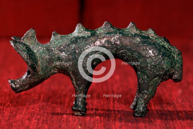 Celtic bronze boar, Hounslow, Middlesex, England, 1st century BC- 1st century AD. Artist: Unknown
