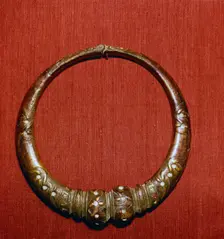 Celtic Bronze collar, (Torc) from Roxburghshire, Scotland, c1st Century