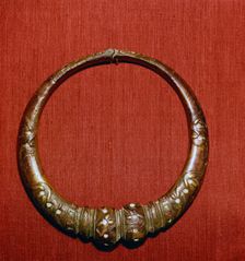 Celtic Bronze collar, (Torc) from Roxburghshire, Scotland, c1st Century