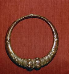 Celtic Bronze collar, (Torc) from Roxburghshire, Scotland, c1st Century