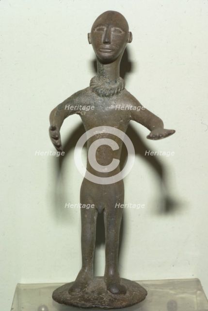 Celtic Bronze Figure from Hungary, c.1st century BC.  Artist: Unknown.