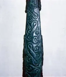 Celtic bronze & iron sword scabbard, North Italy, late 4th century BC