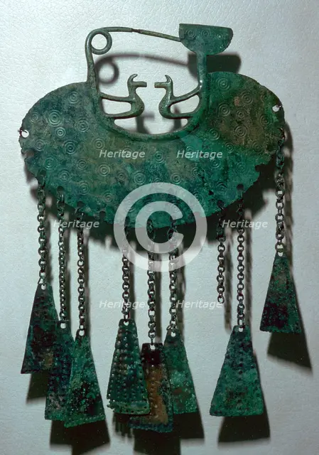 Celtic bronze pendant. Artist: Unknown