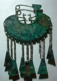 Celtic bronze pendant