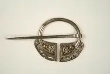 Celtic Brooch, Irish, early 20th century (original dated 8th-11th century). Creator: Unknown