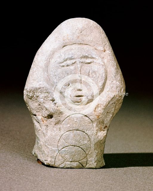 Celtic carved head, Eype, Dorset, c1st century. Artist: Unknown