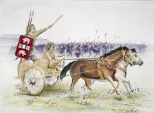 Celtic chariot, Iron Age, (c1990-2010) Artist: Jeremy Richards