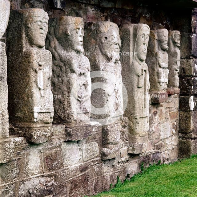 Celtic Christian figures, White Island, Co.Fermanagh, Ireland, c8th century. Artist: Unknown