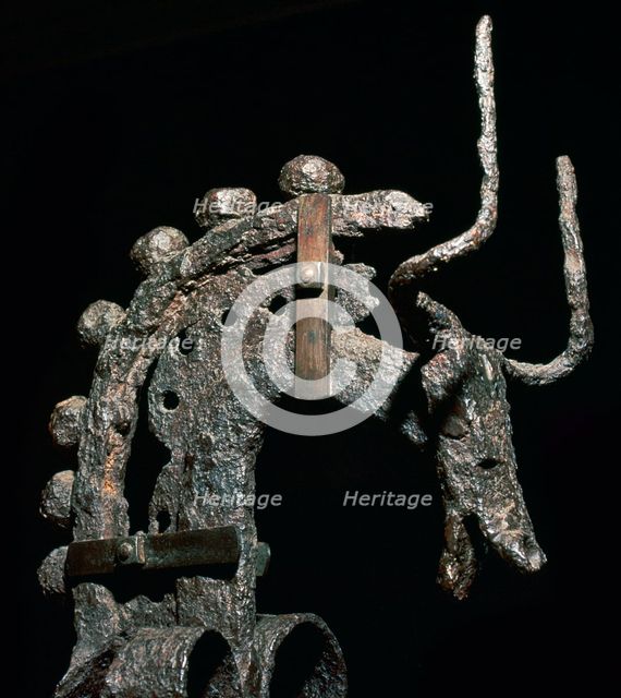 Celtic fire-dog used for cooking meat, 2nd century. Artist: Unknown