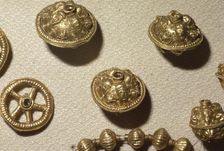 Celtic Gold Amulets, from the Treasure of Szarazd-Regly, Tolna County, Hungary, c.6th century BC