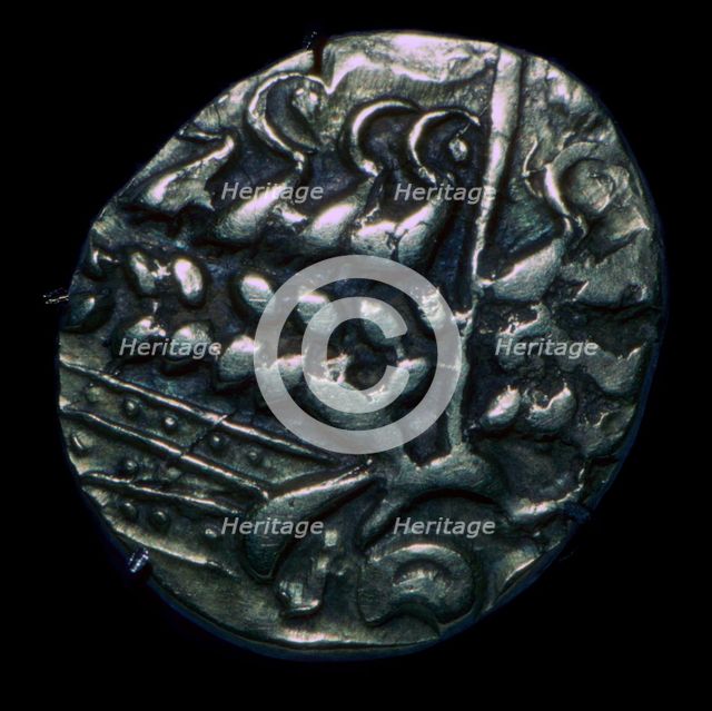 Celtic gold 'stater', 1st century. Artist: Unknown