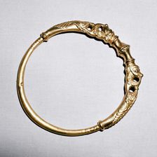 Celtic gold torc, Ersfield, Switzerland, 5th - 4th century BC