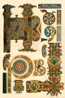 Celtic illuminated manuscripts, (1898). Creator: Unknown
