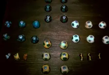 Celtic iron age gaming pieces