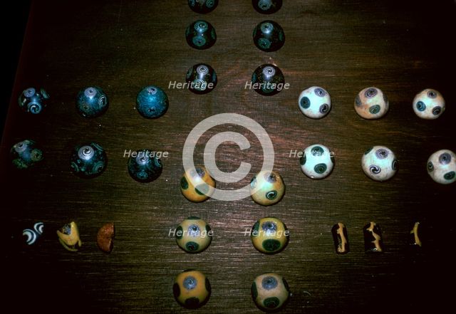 Celtic iron age gaming pieces. Artist: Unknown
