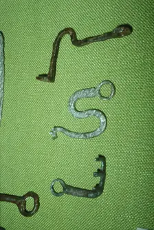 Celtic Iron Keys from Manching Oppidum, Germany, 1st century BC