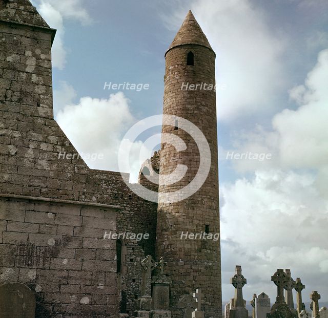 Celtic round tower, 11th century. Artist: Unknown