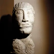 Celtic stone head, Salzburg, Austria, 1st century BC - 1st century