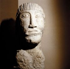 Celtic stone head, Salzburg, Austria, 1st century BC - 1st century