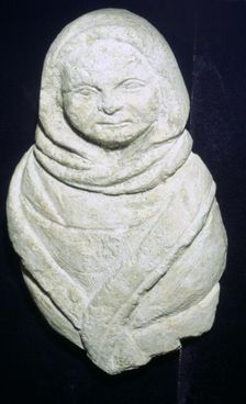 Celtic Stone Votive Figure of a Child