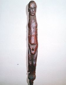Celtic wood male idol, Ralaghan, Co.Cork, Ireland, c1st century BC