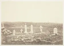 Cemetery, Cathcart's Hill, 1855. Creator: Roger Fenton