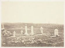 Cemetery, Cathcart's Hill, 1855. Creator: Roger Fenton