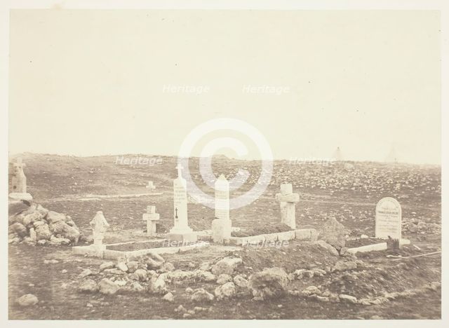 Cemetery, Cathcart's Hill, 1855. Creator: Roger Fenton.