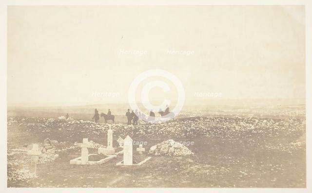 Cemetery, Cathcart's Hill, 1855. Creator: Roger Fenton.