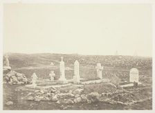 Cemetery, Cathcart's Hill, 1855. Creator: Roger Fenton