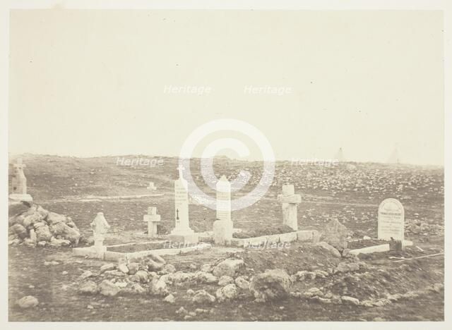 Cemetery, Cathcart's Hill, 1855. Creator: Roger Fenton.